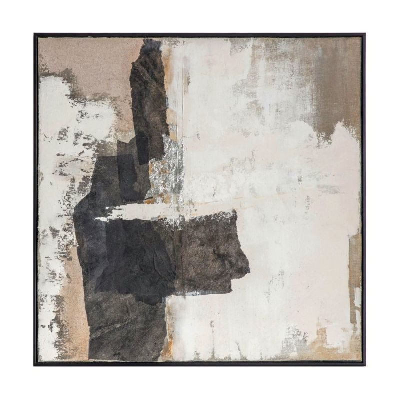 Endon Rocks Point Abstract Framed Canvas - ED-505941341213...