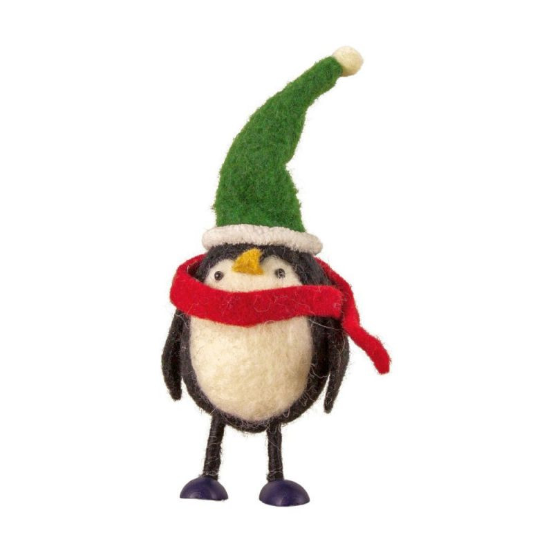 Endon Preston Penguin with Red Scarf 70x60x150mm - ED-5059...