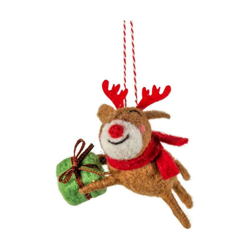 Endon Rudolph with Gift 100x50x100mm - ED-5059413417764