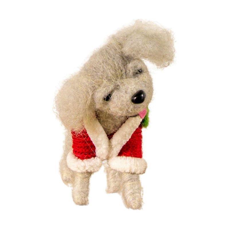 Endon Piper Poodle with Red Jumper - ED-5059413417795
