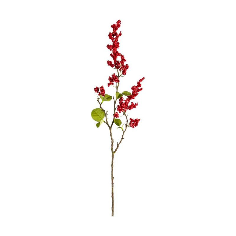 Endon Berry Hanging Spray with Leaves Red (3pk) 810mm - ED...