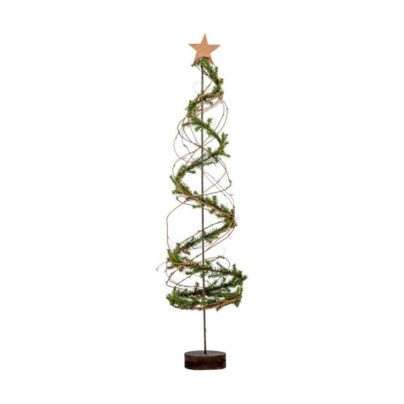 Endon Christmas Tree Spiral w/Log Base Lrg 190x190x840mm -...