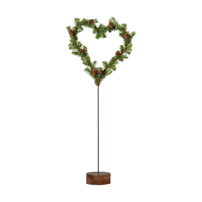 Endon Pine Heart with Log Base Large 240x90x600mm - ED-505...