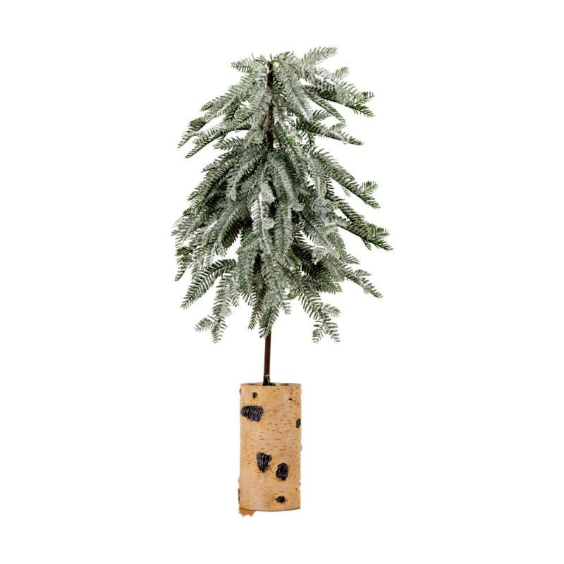 Endon Frosted Pine with Birch Log Base 810mm - ED-5059413418709