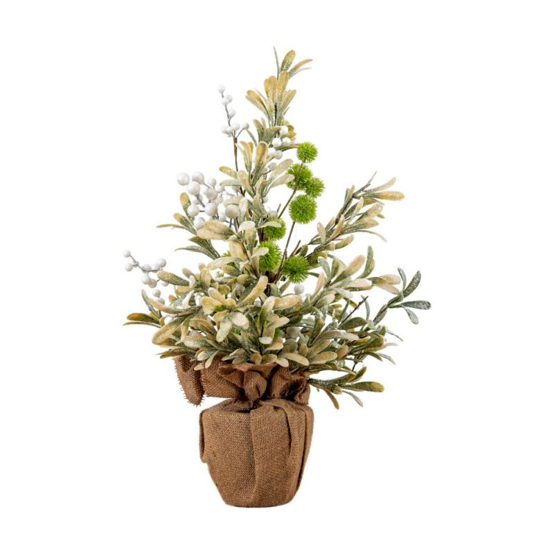 Endon Frosted Berry Tree with Jute Bag 610mm - ED-50594134...