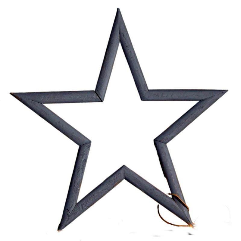 Endon Priola Wooden Star Grey Large 615x10x585mm - ED-5059...