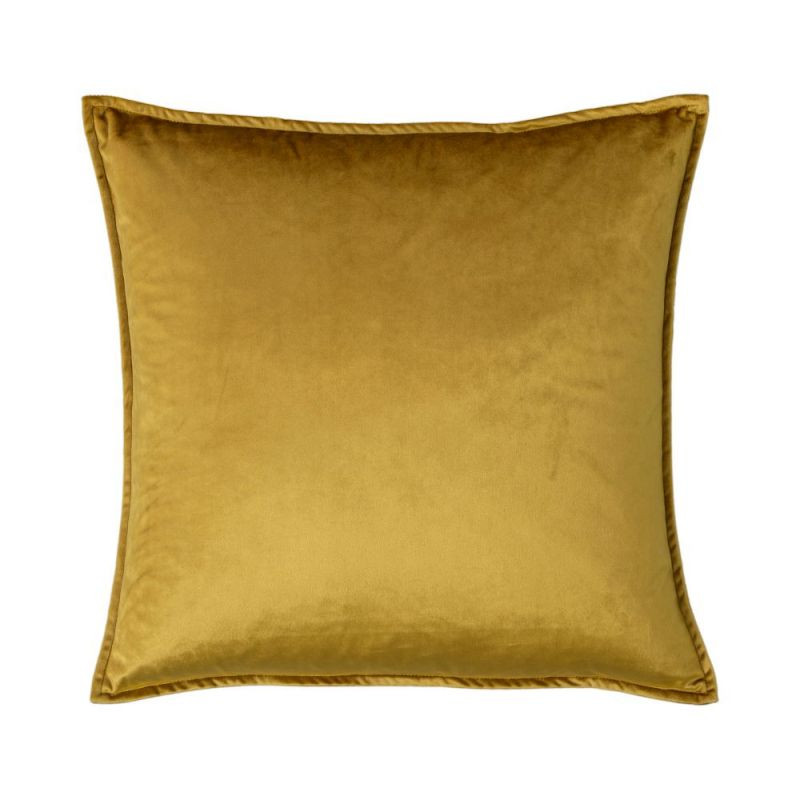 Endon Meto Velvet Oxford Cushion Gold 580x580mm - ED-50594...