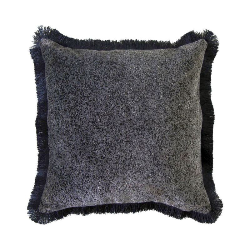 Endon Mottled Velvet Cushion Grey 500x500mm - ED-505941367...