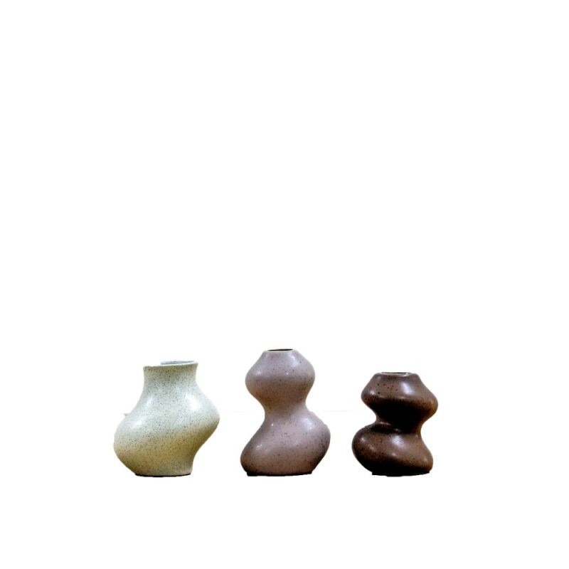 Endon Saburo Vase Small Set of 3 Natural - ED-505941367744...