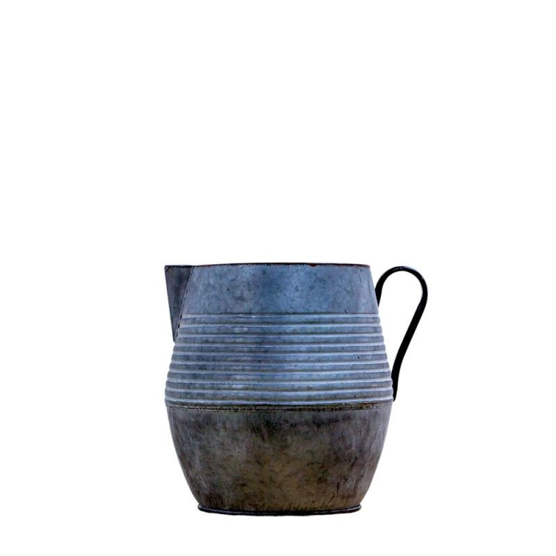 Endon Levens Wide Galvanised Pitcher Large 320x270x290mm -...