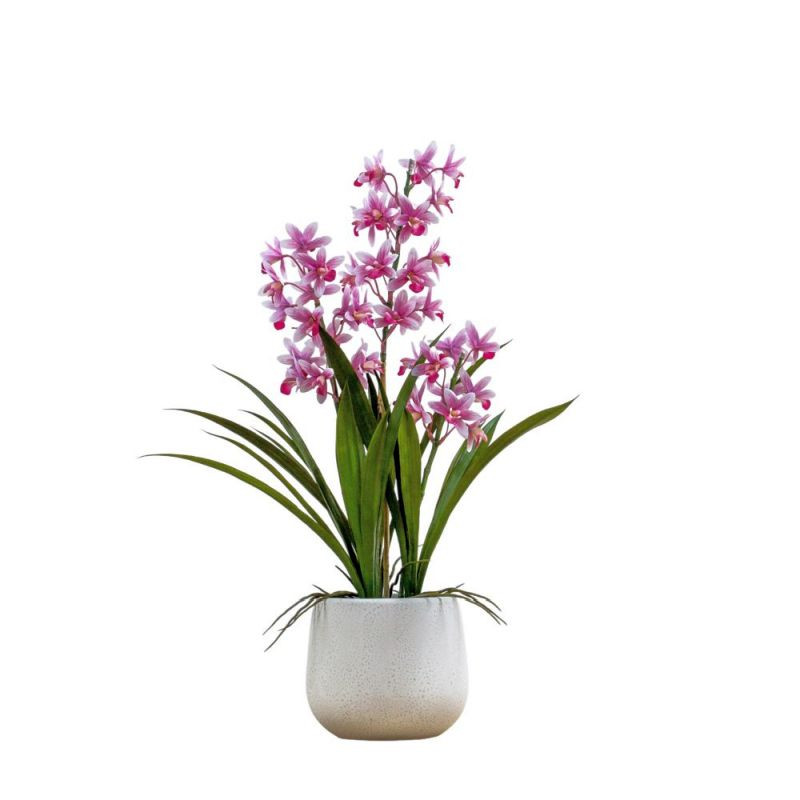 Endon Potted Cymbidium Orchid (real touch) Pink H610mm - E...