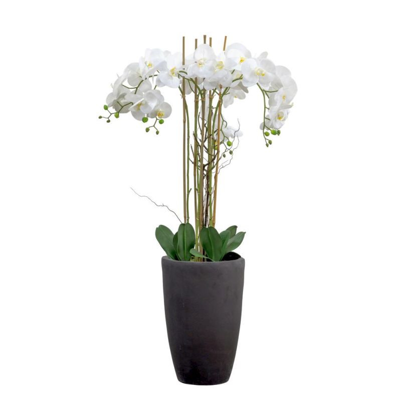 Endon Potted Phalaenopsis Orchid x5 White H940mm - ED-5059...