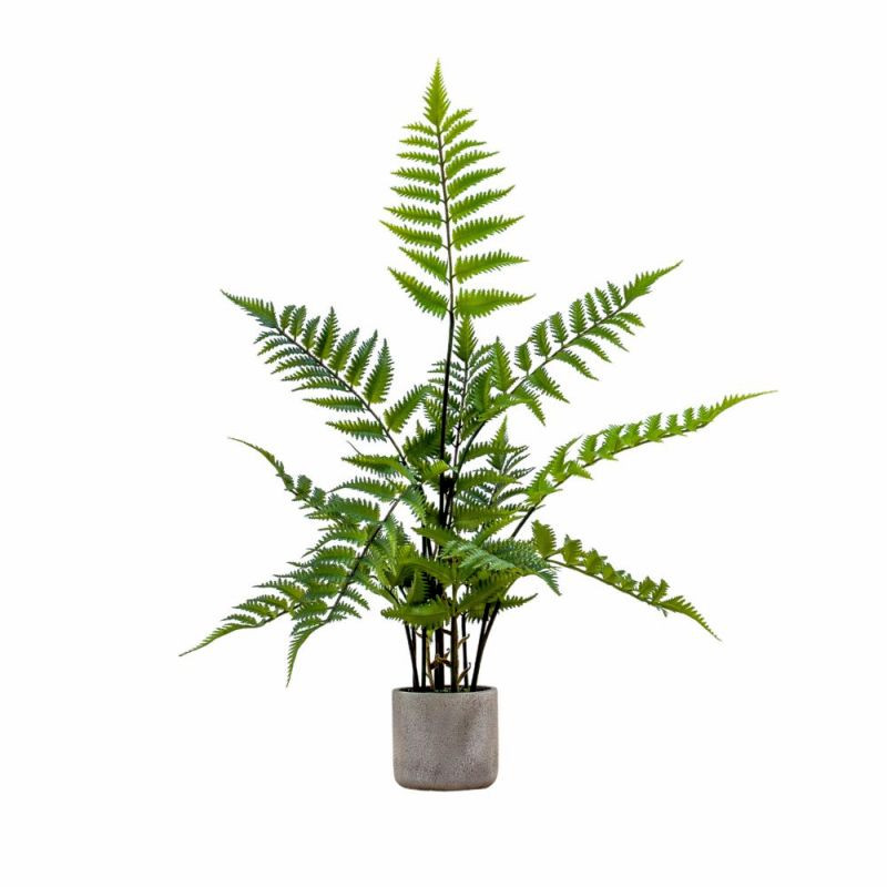 Endon Potted Fern in Cement Pot H710mm - ED-5059413694363