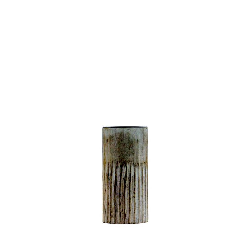 Endon Chiselled Pillar Holder White Wash 100x100x200mm - ED-5059413694608