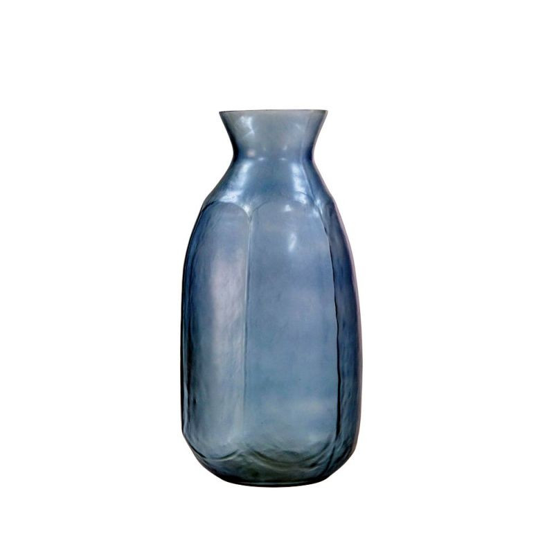 Endon Arno Vase Large Blue 155x155x305mm - ED-505941369489...