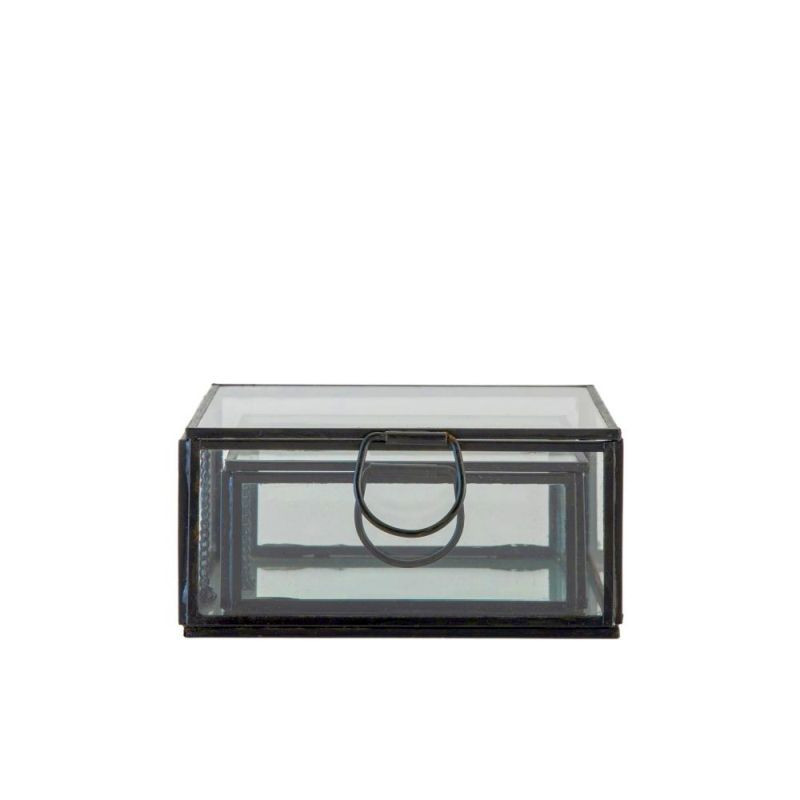 Endon Amari Box Black (Set of 2) 150x150x70mm - ED-5059413...