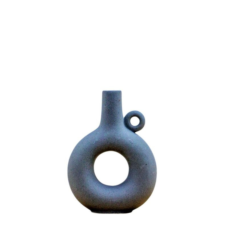 Endon Soren Vase Light Grey 185x70x255mm - ED-505941369592...