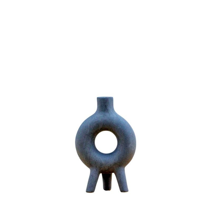 Endon Sissel Vase Light Grey 150x65x235mm - ED-50594136959...