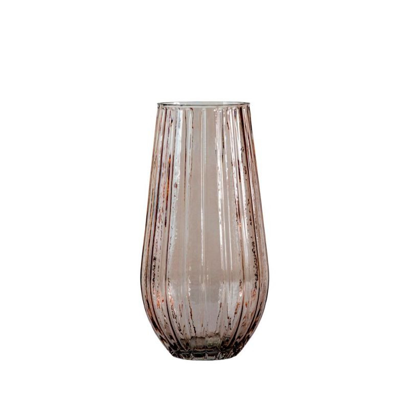 Endon Elana Vase Large Pink 160x160x300mm - ED-50594136965...