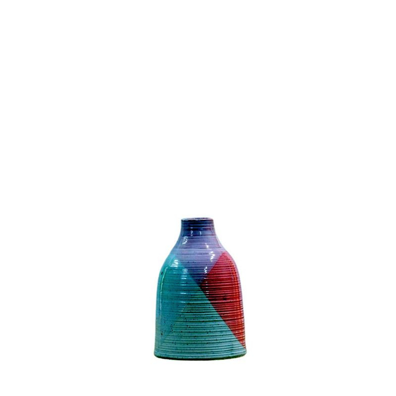 Endon Arlo Vase Small Pink 125x125x185mm - ED-505941369724...