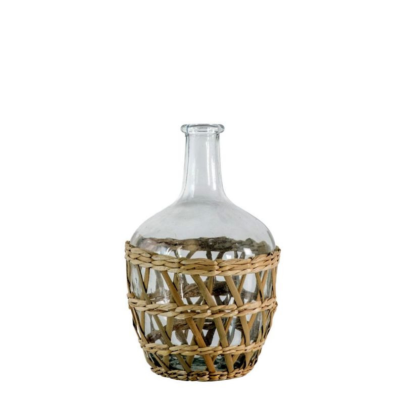 Endon Maluku Bottle Vase Small Natural 160x160x260mm - ED-...