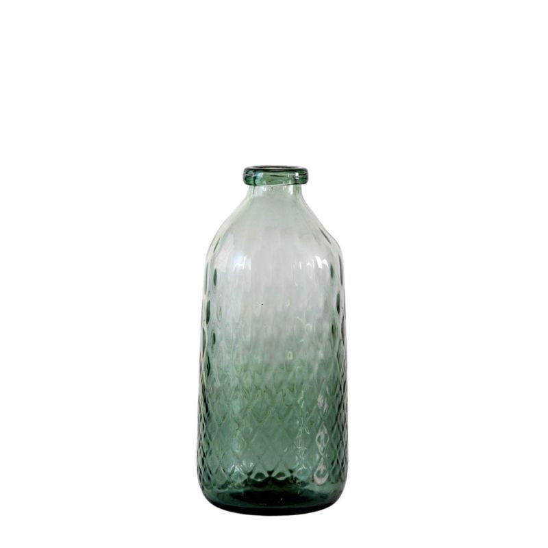 Endon Ashton Bottle Small Vase Grey 110x110x240mm - ED-505...