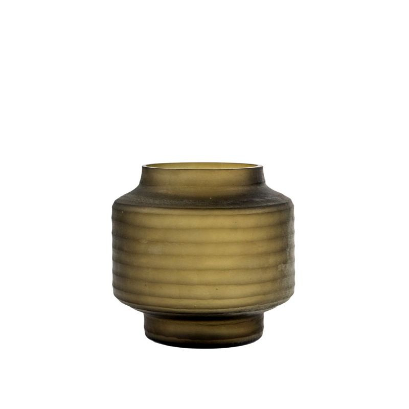 Endon Ayaan Vase Dusty Dark Brown 180x180x175mm - ED-50594...