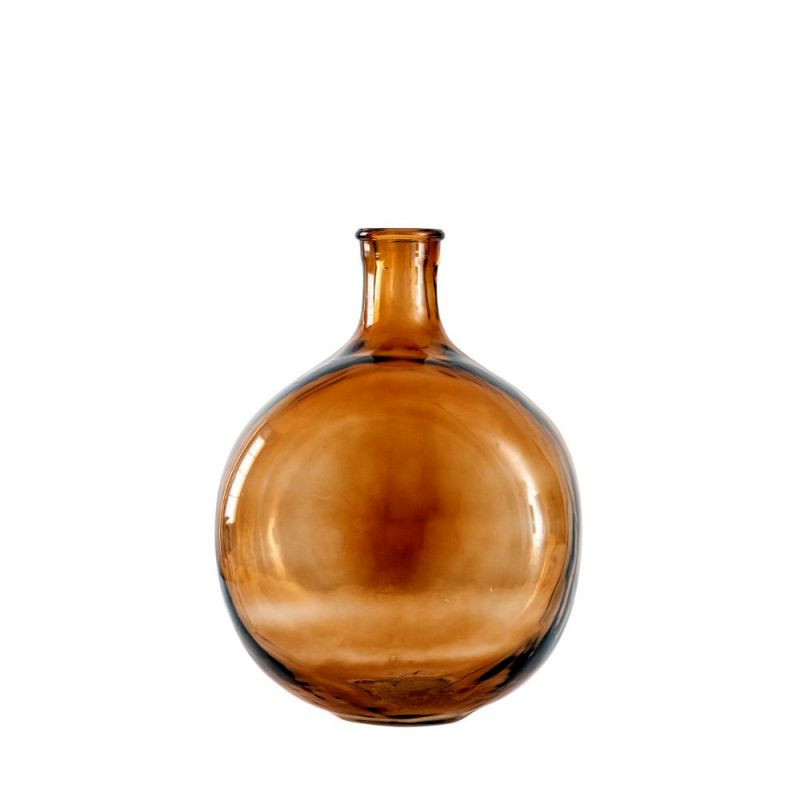 Endon Burwell Bottle Vase Brown 240x170x325mm - ED-5059413...