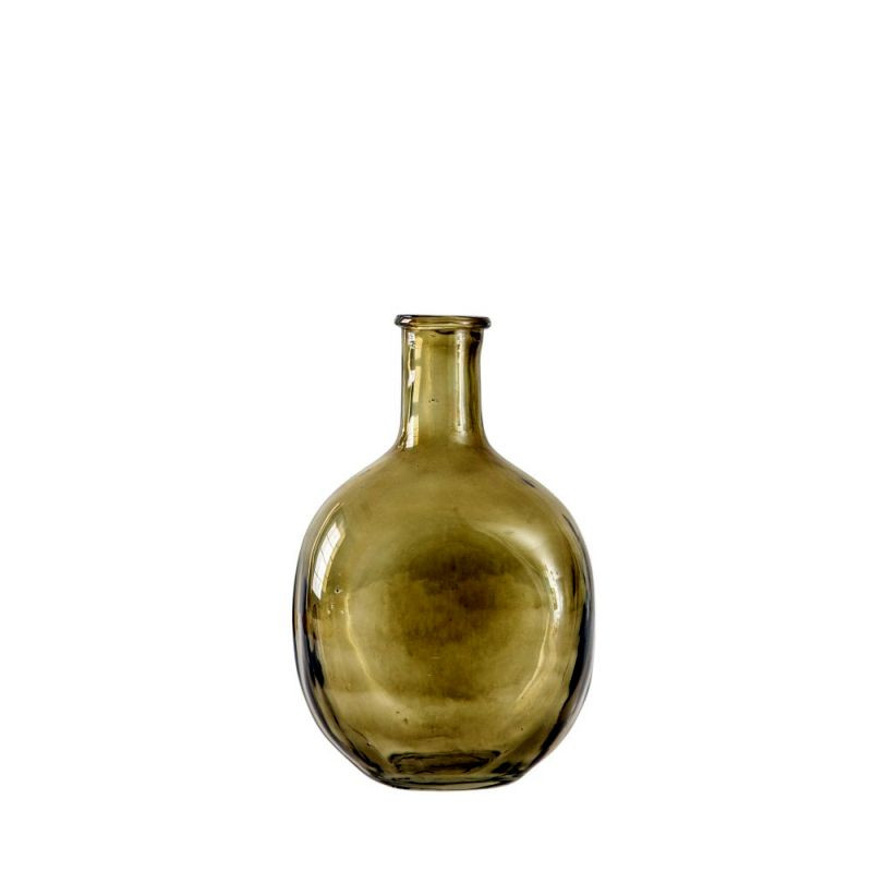 Endon Burwell Bottle Vase Green 150x105x240mm - ED-5059413...