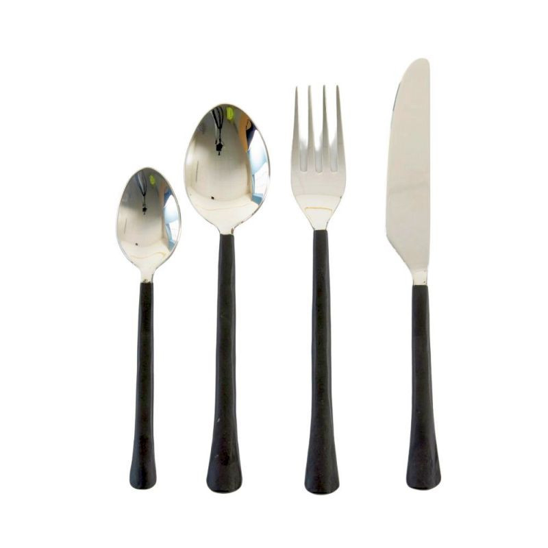 Endon Soren Cutlery Set x16 Black - ED-5059413699269