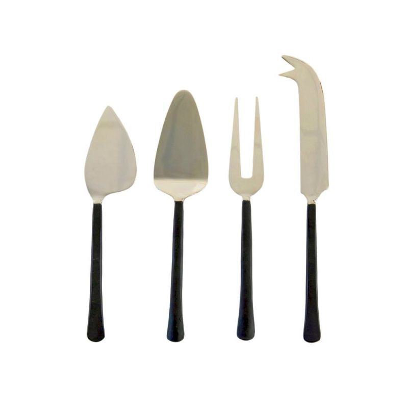 Endon Soren Cheese Knife Set x4 Black - ED-5059413699276