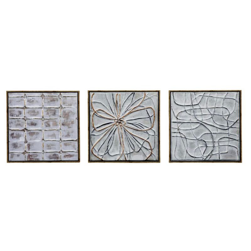Endon Montali Textured Art Set of 3 - ED-5059413702631