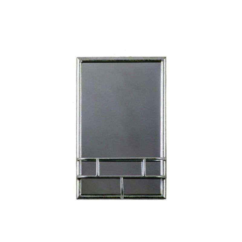 Endon Milton Mirror Rectangle Silver 300x100x480mm - ED-50...