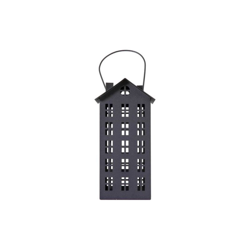 Endon Town House Lantern Black 155x155x305mm - ED-50594137...