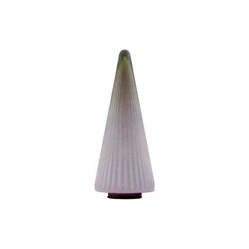 Endon Ribbed Tree White Frost Glass 150x150x360 - ED-50594...