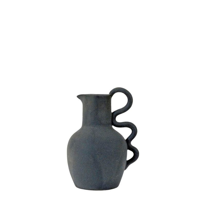 Endon Sumi Pitcher Vase Small Black 145x125x205mm - ED-505...