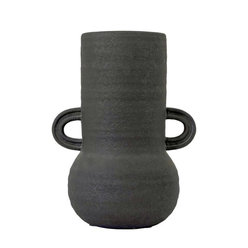 Endon Gorki Vase Large Black 230x175x300mm - ED-5059413869...