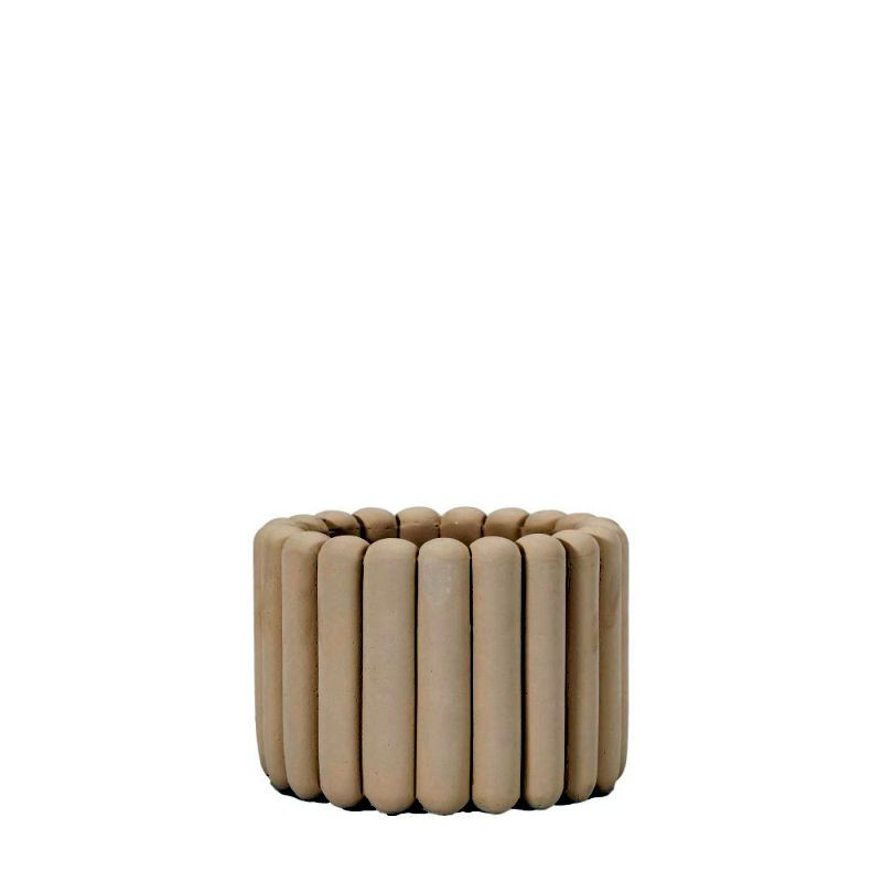Endon Costello Planter Large Taupe 205x205x145mm - ED-5059...