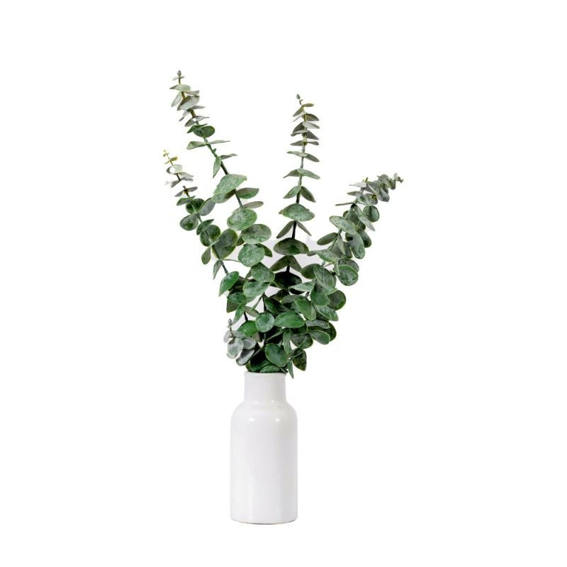 Endon Vase with Eucalyptus Stems 140x100x450mm - ED-505941...
