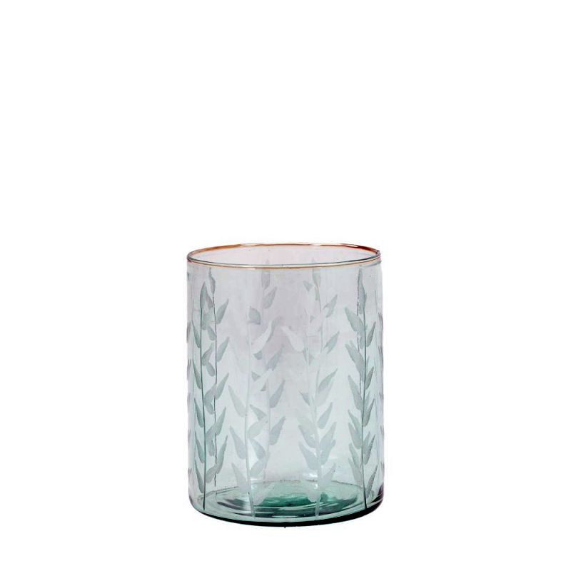 Endon Sorrel Vase Small Recycled Green 125x125x145mm - ED-...