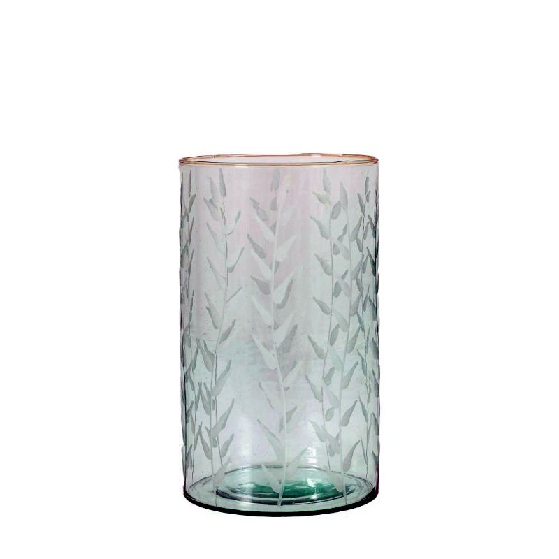 Endon Sorrel Vase Large Recycled Green 150x150x260mm - ED-...