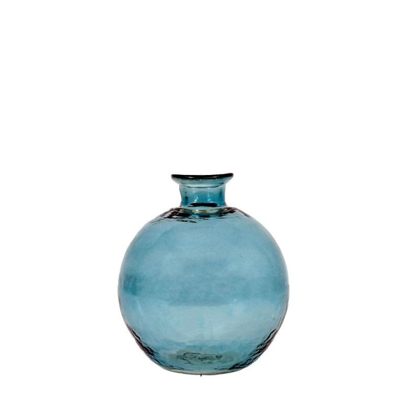 Endon Ribble Vase Small Ocean Blue 160x160x180mm - ED-5059...