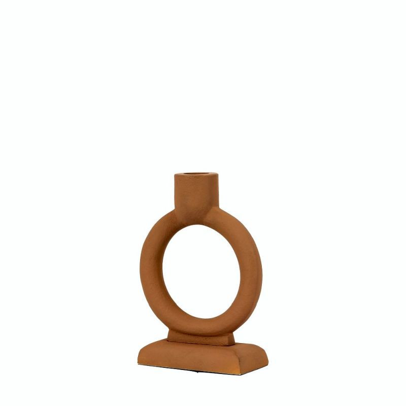 Endon Rolo Candlestick Small Caramel 115x50x160mm - ED-505...