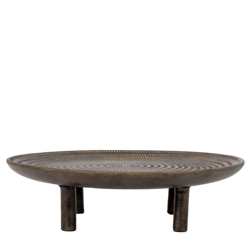 Endon Sgraffito Footed Tray Large 410x410x110mm - ED-50594...