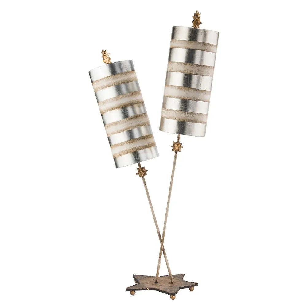 ELSTEAD Nettle Luxe ezüstszínű asztali lámpa