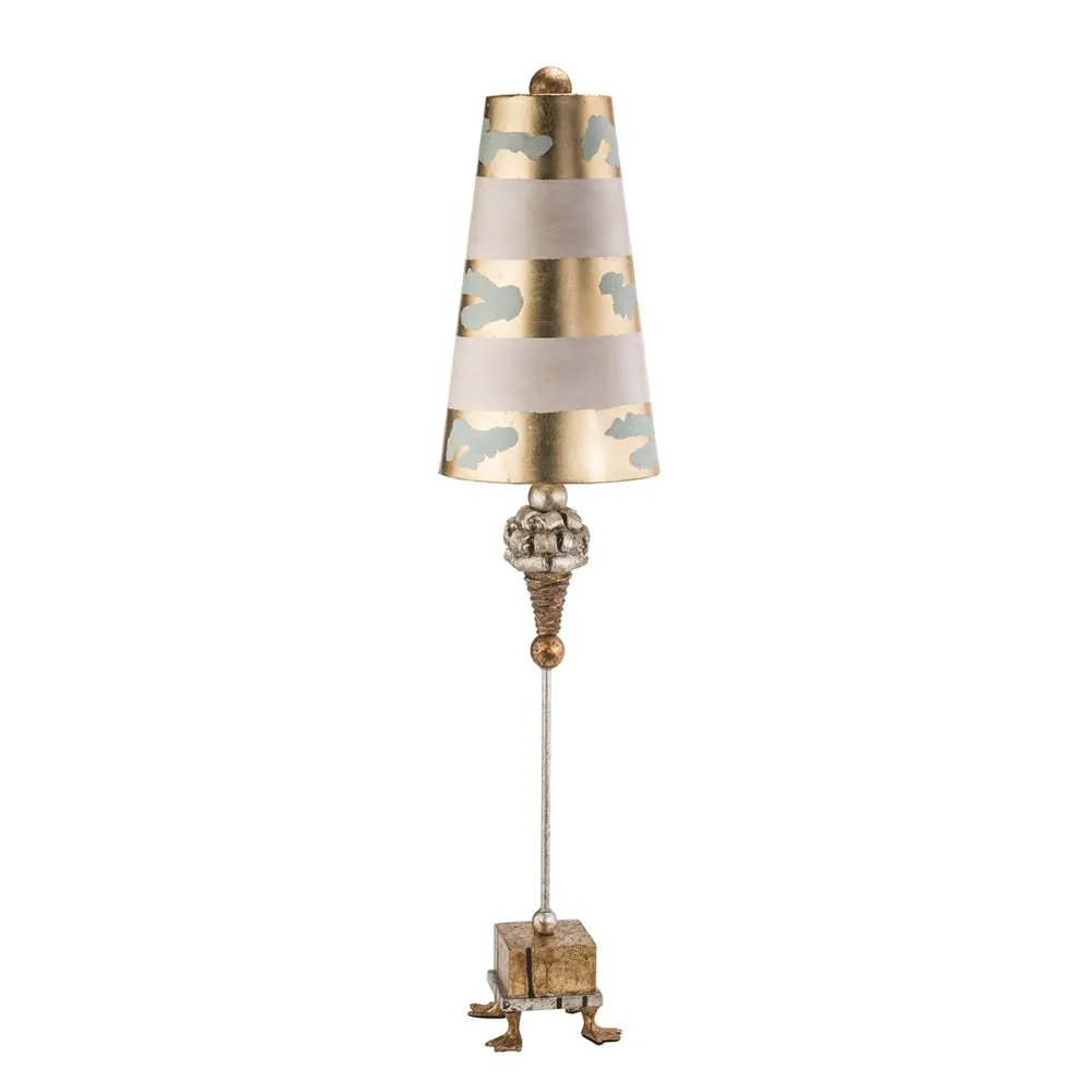 ELSTEAD Pompadour Éjjeli lámpa E27 100W arany