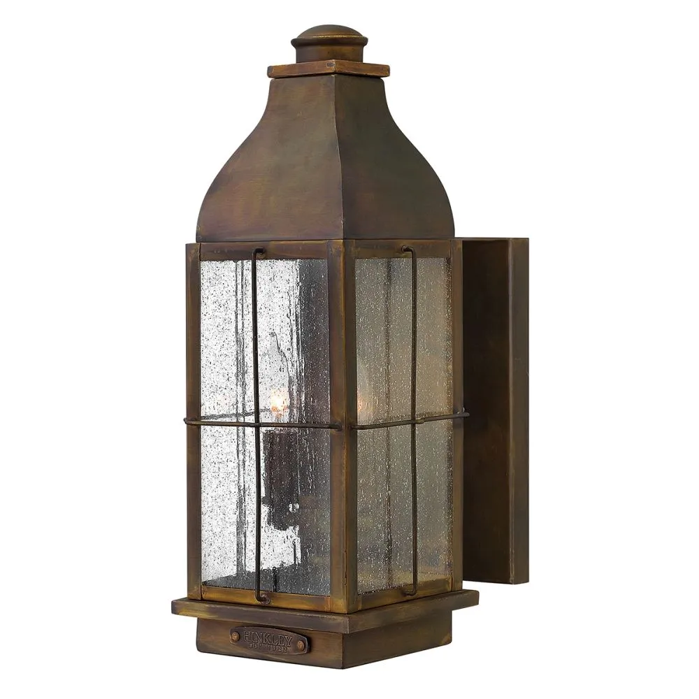 ELSTEAD Bingham Kültéri fali lámpa E14 3x60W bronz (közepe...