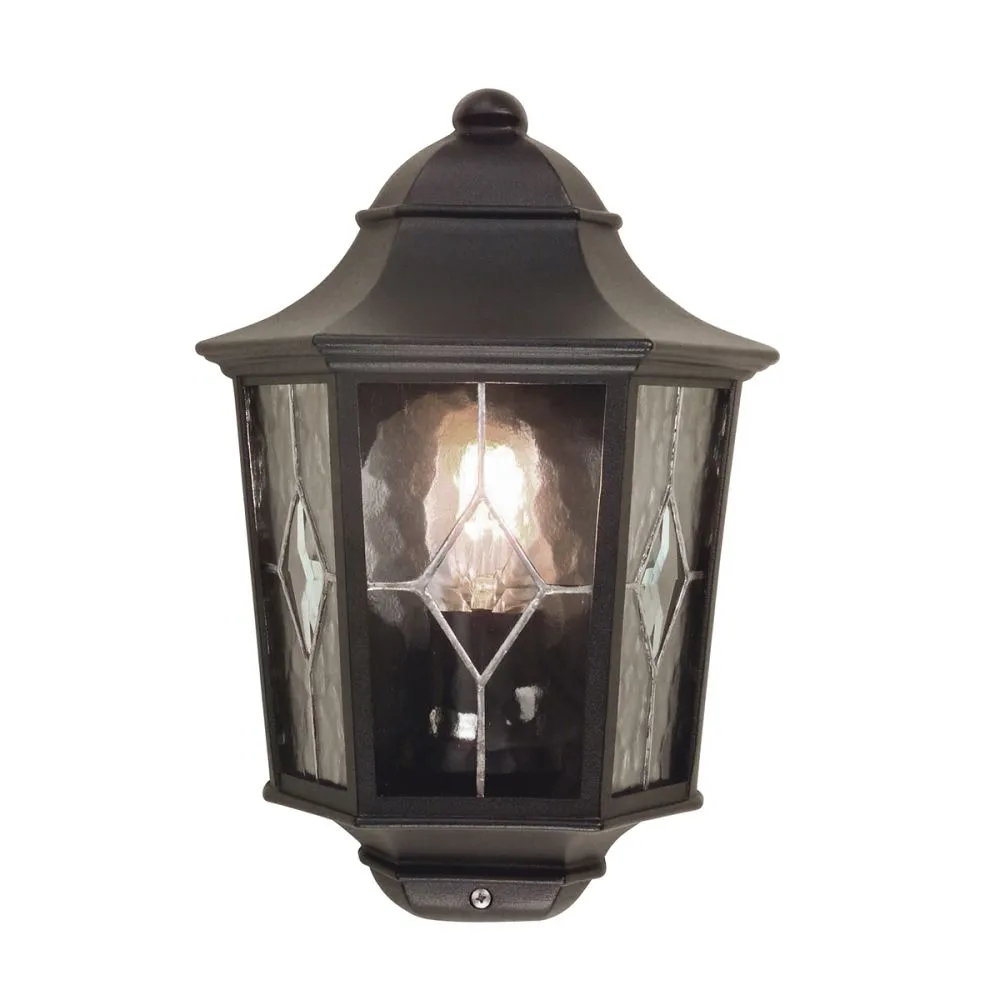 ELSTEAD Norfolk Kültéri fali lámpa E27 100W fekete