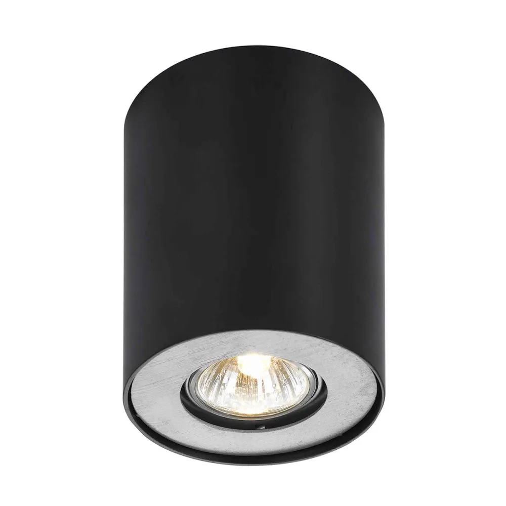 Italux Noma Beltéri mennyezeti lámpa GU10 1x50W fekete