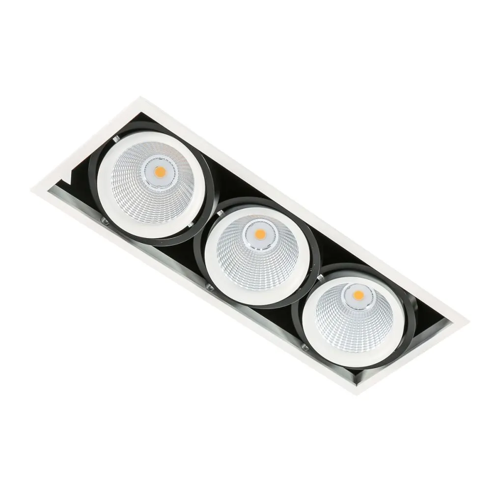 Italux Vertico Triple Beltéri beépíthető LED mennyezeti lá...